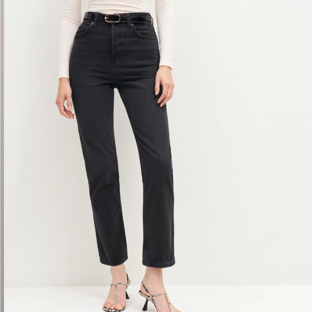 Reformation Cynthia High Rise Straight Jean